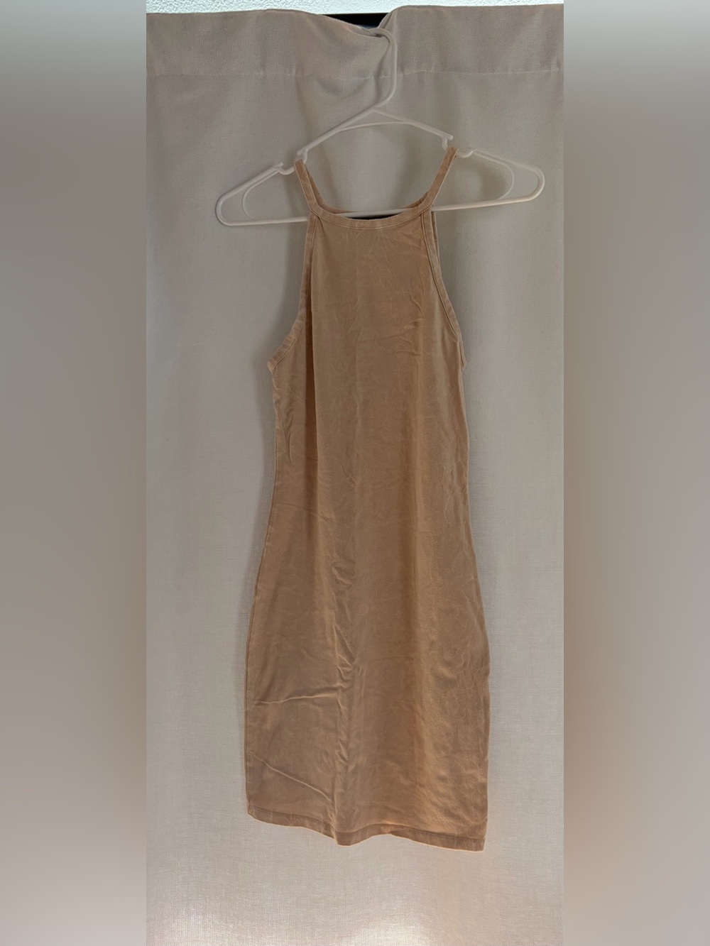 Forever 21 Beige Halter Dress Top